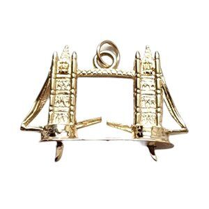 9 Karat Yellow Gold Articulating London Bridge Charm #22798